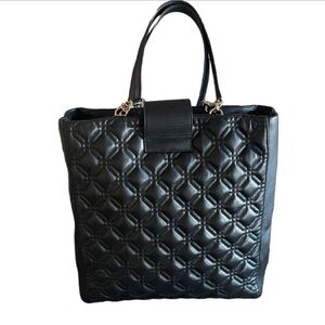 KATE SPADE Astor Court MARLENE TOTE Quilted Leather Chain Handle Turn Lock bag